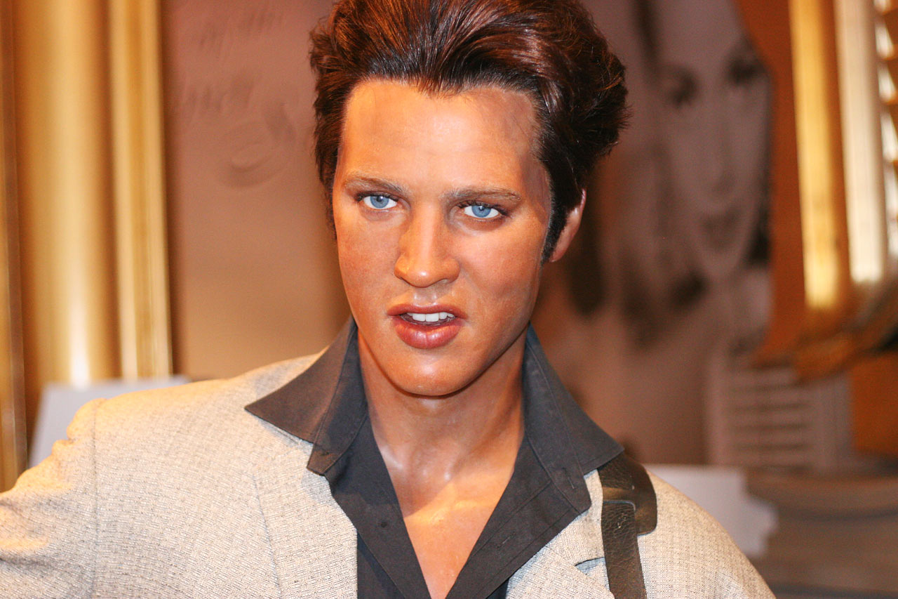 Elvis Presley Madame Tussaud -museossa, Lontoossa