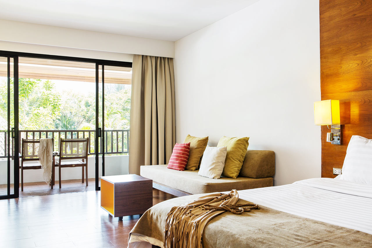 Classic Suite, parveke allasalueelle päin