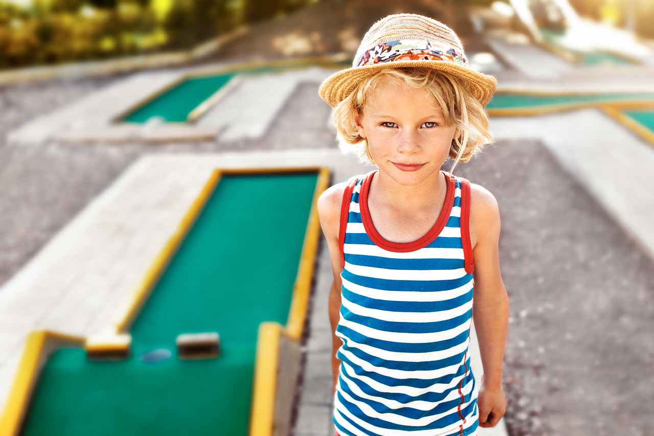 Hotellin oma minigolfrata