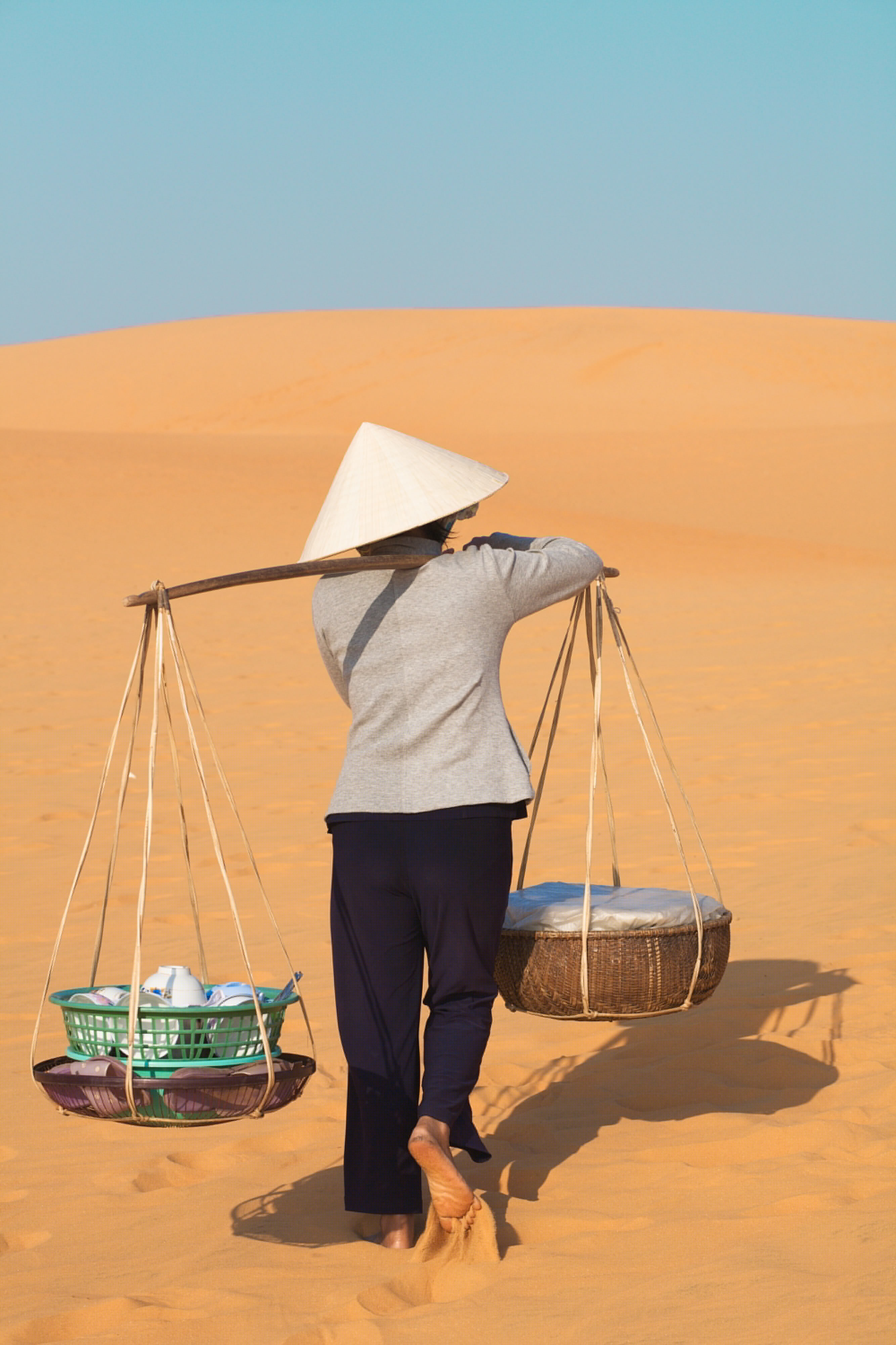 Hiekkadyynit Phan Thietin ulkopuolella