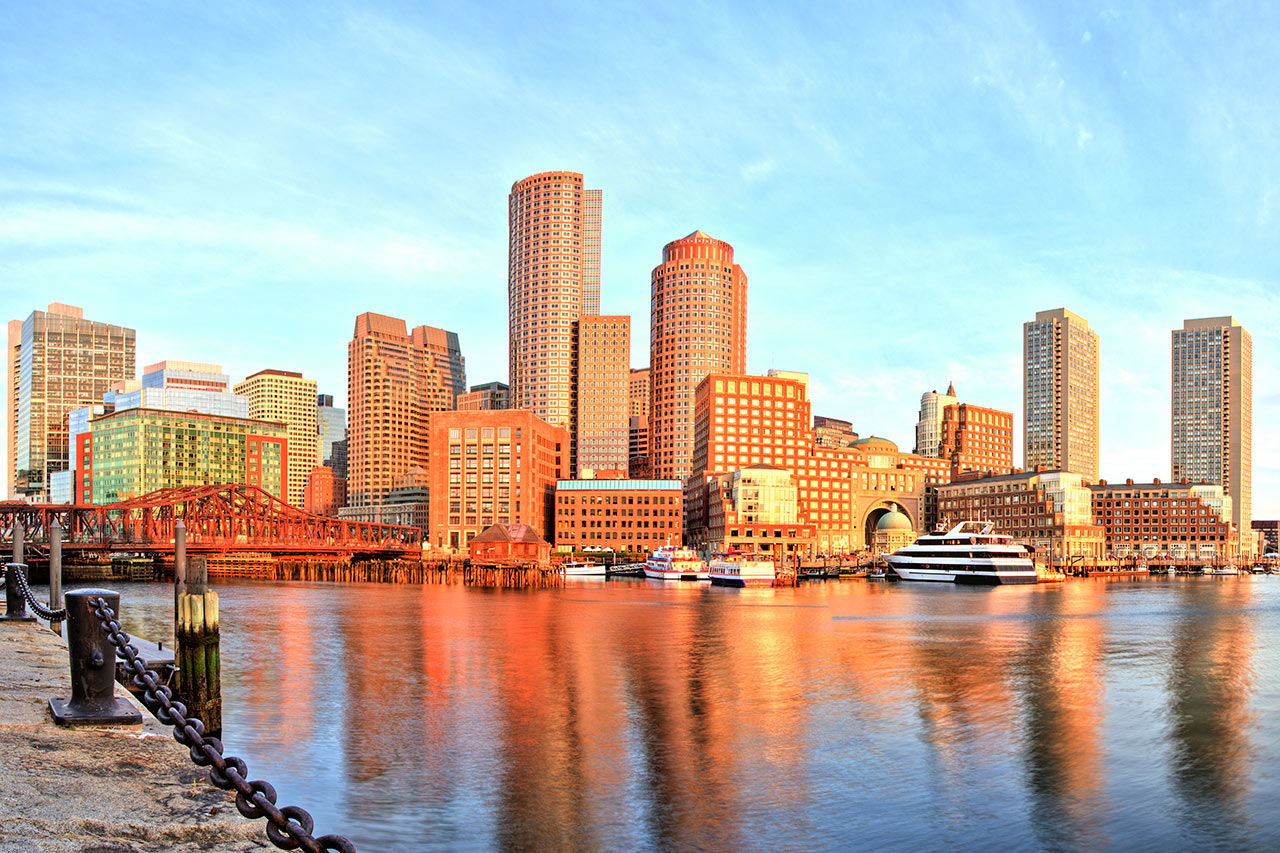 Bostonin satama ja finanssialue