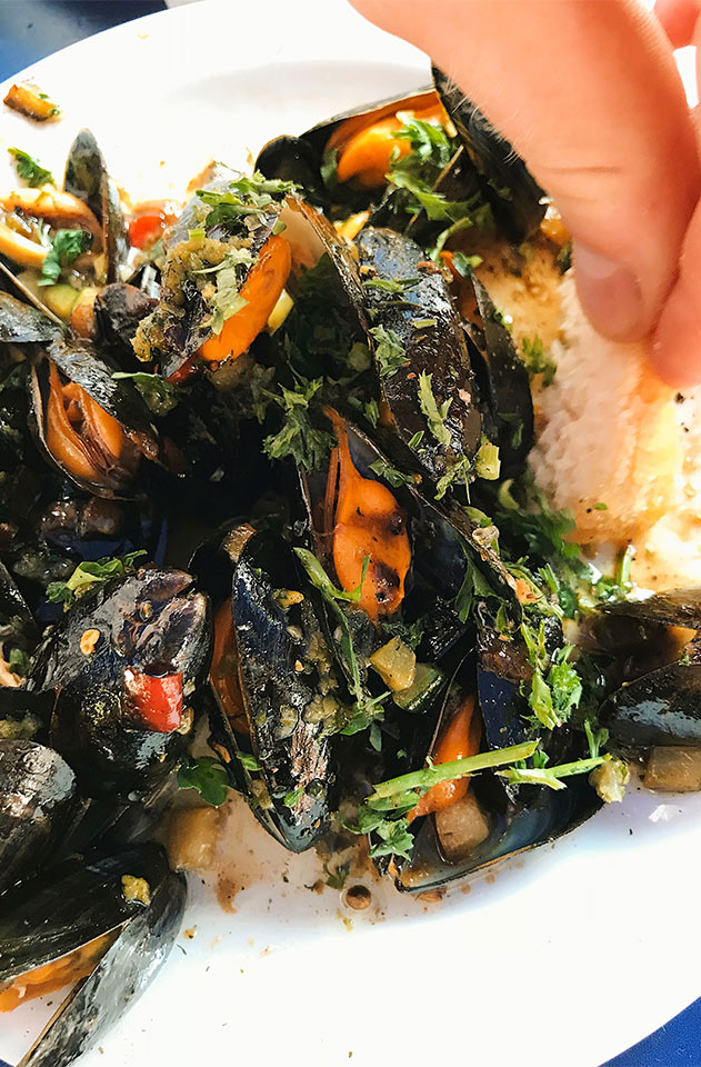Moules frites - yksi Belgian kansallisruuista