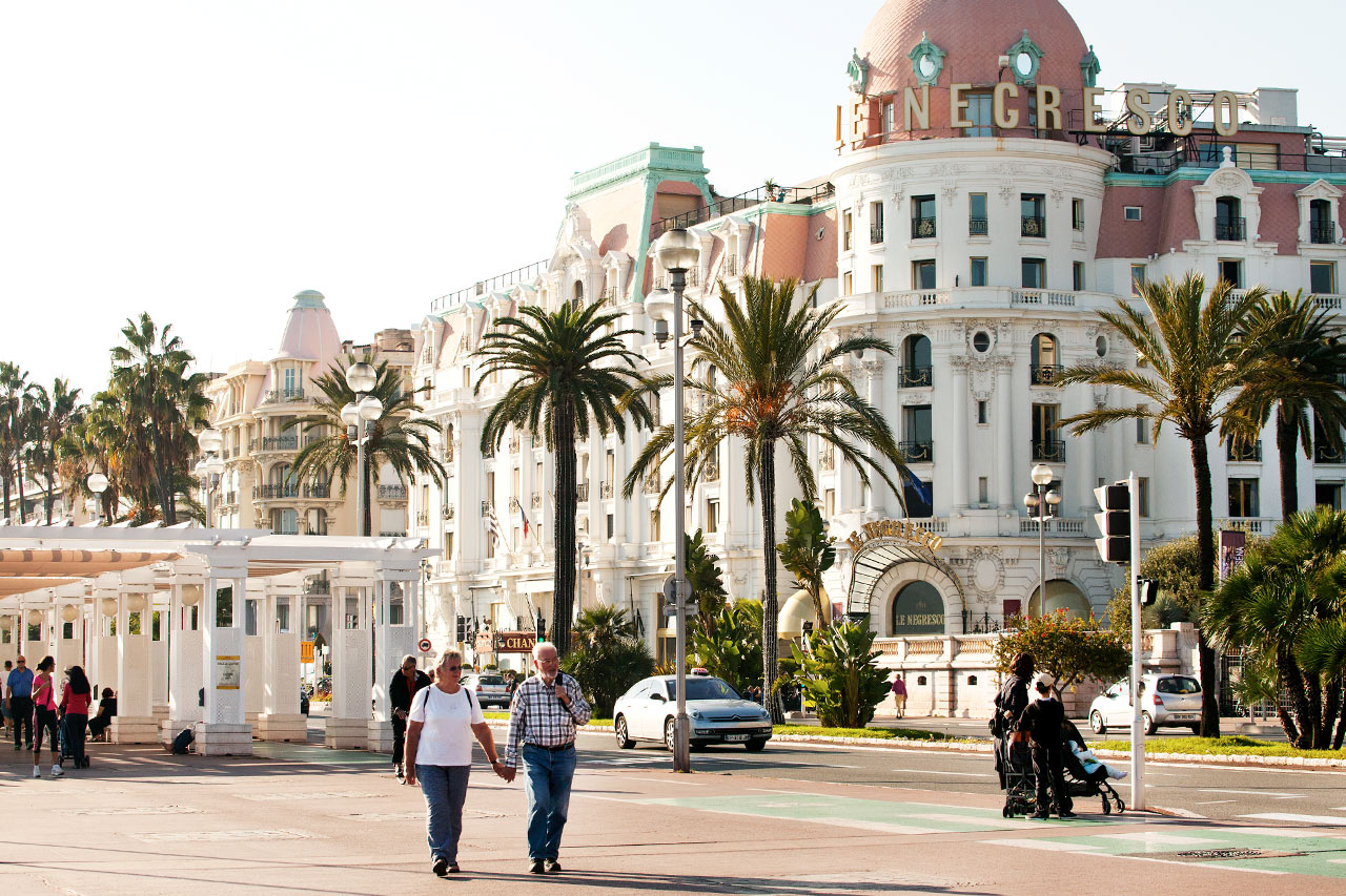 Hotel Negresco Promenade des Anglais -kadun varrella