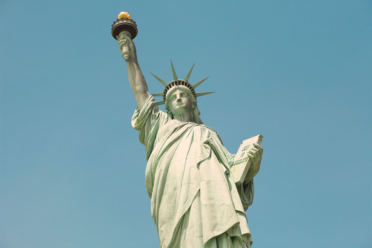Vapaudenpatsas, Liberty Island, Manhattan